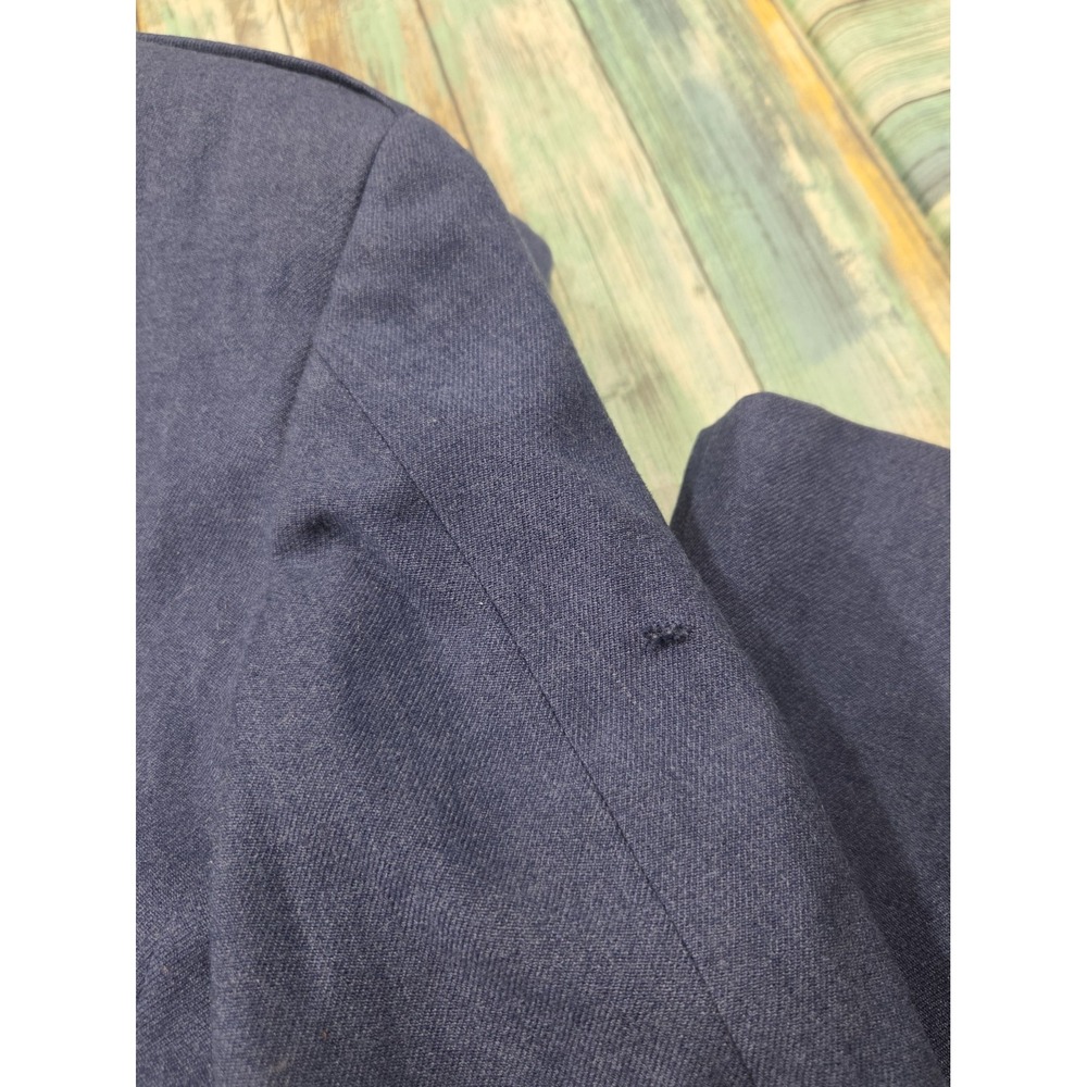 Vintage US Air Force USAF Service Dress Blue Uniform Coat Size 36R - Picture 6 of 7